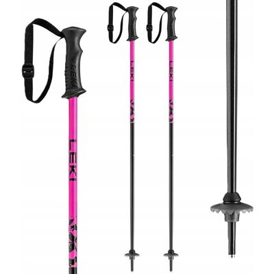 Kije narciarskie zjazdowe Leki Rider pink 85 cm Kije narciarskie zjazdowe Leki Rider pink 85 cm