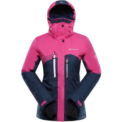 Kurtka damska narciarska snowboardowa 15.000 Alpine Pro Deara 2 k.różowy r.XL Kurtka damska narciarska snowboardowa 15.000 Alpine Pro Deara 2 k.różowy r.XL