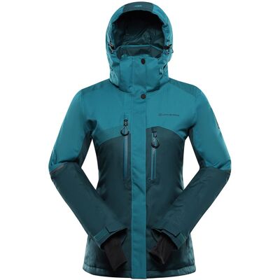 Kurtka damska narciarska snowboardowa 15.000 Alpine Pro Deara 2 k.turkusowy r.M Kurtka damska narciarska snowboardowa 15.000 Alpine Pro Deara 2 k.turkusowy r.M