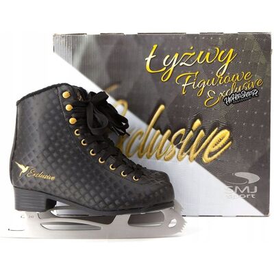 SMJ Sport Łyżwy figurowe smj exclusive czarne damskie 42 SMJ Sport Łyżwy figurowe smj exclusive czarne damskie 42