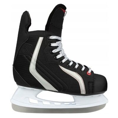 Łyżwy Męskie Sport Łyżwiarstwo Nijdam Ice Hockey Skates Rozm. 44, Czarne Łyżwy Męskie Sport Łyżwiarstwo Nijdam Ice Hockey Skates Rozm. 44, Czarne