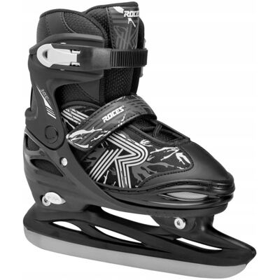 Łyżwy Roces Jokey Ice 3.0 Boy czarno-białe 450707 05 26-29 Łyżwy Roces Jokey Ice 3.0 Boy czarno-białe 450707 05 26-29