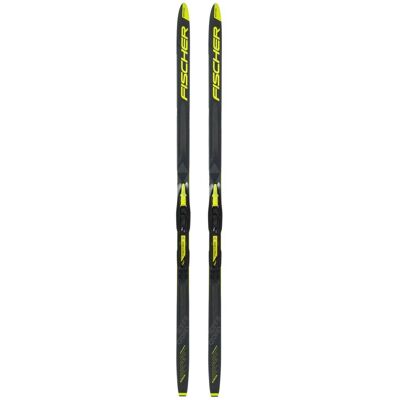 Narty biegowe dziecięce Fischer Sprint Crown + Tour Step-In czarno-żółte NP63019V 160 cm Narty biegowe dziecięce Fischer Sprint Crown + Tour Step-In czarno-żółte NP63019V 160 cm