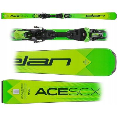 Narty Elan ACE SCX 2026 + Wiązania EMX 12.0 GW 168cm Narty Elan ACE SCX 2026 + Wiązania EMX 12.0 GW 168cm