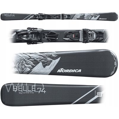 Narty Nordica Wild Belle 74 2026 + Wiązania Tp2 Compact 10 Fdt 144cm Narty Nordica Wild Belle 74 2026 + Wiązania Tp2 Compact 10 Fdt 144cm