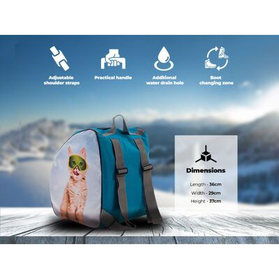 Pokrowiec Na Buty Narciarskie Dla Dzieci Snowsport Boot Bag Cats Pokrowiec Na Buty Narciarskie Dla Dzieci Snowsport Boot Bag Cats