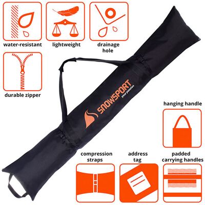 Pokrowiec na narty Snowsport SuperPro 6in1 Pokrowiec na narty Snowsport SuperPro 6in1