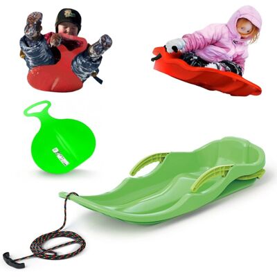PROSPERPLAST Sanki Bobslej Z Hamulcami Race S, Ślizg Jabłuszko PROSPERPLAST Sanki Bobslej Z Hamulcami Race S, Ślizg Jabłuszko