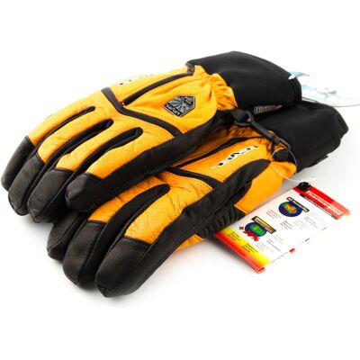 Rękawice Męskie Level Off Piste Leather Narciarskie-S Rękawice Męskie Level Off Piste Leather Narciarskie-S