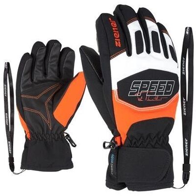 Rękawice Narciarskie Junior Ziener Leedim Orange - 6 Rękawice Narciarskie Junior Ziener Leedim Orange - 6