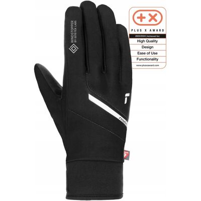 Rękawice REUSCH Versa WINDSTOPPER TOUCH-TEC - Czarny / Srebrny - 9 Rękawice REUSCH Versa WINDSTOPPER TOUCH-TEC - Czarny / Srebrny - 9