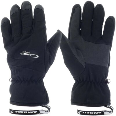 Cambell RĘKAWICE ZIMOWE MĘSKIE WATERPROOF NA NARTY SNOWBOARD OCIEPLANE CZARNE XL Cambell RĘKAWICE ZIMOWE MĘSKIE WATERPROOF NA NARTY SNOWBOARD OCIEPLANE CZARNE XL