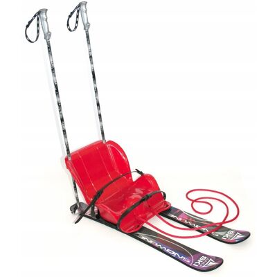 Midex Sanki Narty Dla Dzieci Z Kijkami 80Cm Zestaw 2W1 Midex Sanki Narty Dla Dzieci Z Kijkami 80Cm Zestaw 2W1