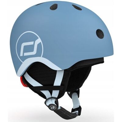 Scoot and Ride Scoot & Ride Ski Kask narciarski XXS-S Steel Scoot and Ride Scoot & Ride Ski Kask narciarski XXS-S Steel