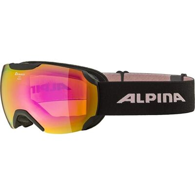 Ski Goggles Alpina Pheos S Q-Lite Black Rose Matt Pink Ski Goggles Alpina Pheos S Q-Lite Black Rose Matt Pink