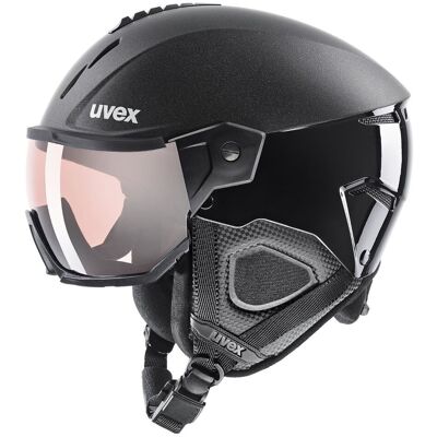 Uvex Kask Narciarski Instinct V Pro 566261 S1-2 Vario, czarny, Rozmiar 56/58 Uvex Kask Narciarski Instinct V Pro 566261 S1-2 Vario, czarny, Rozmiar 56/58