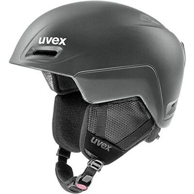 Kask narciarski UVEX Jimm - Czarny/Antracyt - Regulowany 52-55 cm - Kask narciarski Kask narciarski UVEX Jimm - Czarny/Antracyt - Regulowany 52-55 cm - Kask narciarski