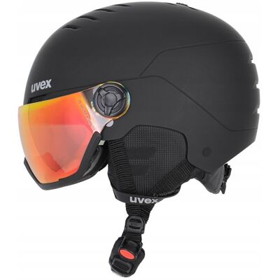 Uvex KASK WYGODNY NARCIARSKI SNOWBOARDOWY Z SZYBĄ GOGLAMI rozm 58-61cm Uvex KASK WYGODNY NARCIARSKI SNOWBOARDOWY Z SZYBĄ GOGLAMI rozm 58-61cm