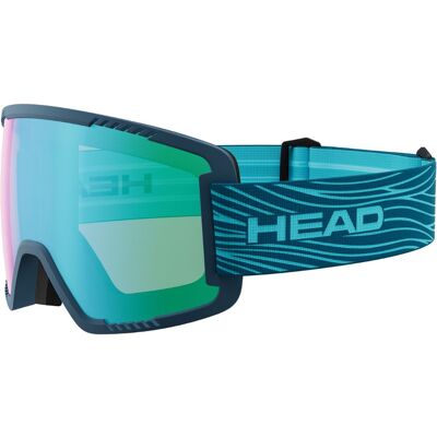 Gogle Narciarskie Head Contex Green Petrol 2027 L, Fmr S2 Vlt 32%, Uv400 Anti Fog, Wymienne Szyby, Szerokie Pole Widzenia Gogle Narciarskie Head Contex Green Petrol 2027 L, Fmr S2 Vlt 32%, Uv400 Anti Fog, Wymienne Szyby, Szerokie Pole Widzenia