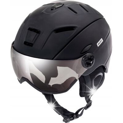 Kask Zimowy Narciarski Snowboardowy Z Szybą I Regulacją R L 58-61 Cm Meteor Kask Zimowy Narciarski Snowboardowy Z Szybą I Regulacją R L 58-61 Cm Meteor