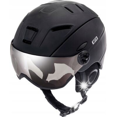 Kask Zimowy Narciarski Snowboardowy Z Szybą I Regulacją R S 53-55 Cm Meteor Kask Zimowy Narciarski Snowboardowy Z Szybą I Regulacją R S 53-55 Cm Meteor