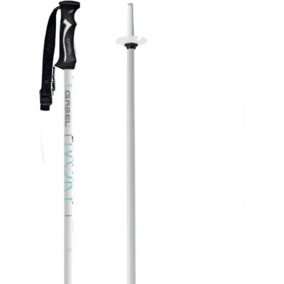 Kijki Narciarskie Damskie Gabel Ivory White Aqua 2026, 120 Cm Kijki Narciarskie Damskie Gabel Ivory White Aqua 2026, 120 Cm