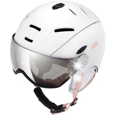Meteor Kask Narciarski Z Szybą Snowboardowy Regulowany Holo Meteor Kask Narciarski Z Szybą Snowboardowy Regulowany Holo