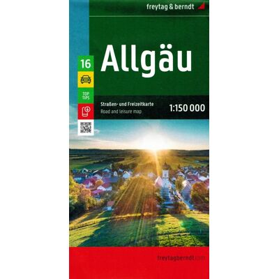 Allgau. Mapa samochodowa 1:150 000 Allgau. Mapa samochodowa 1:150 000