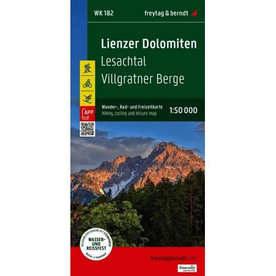 Alpy Karnickie / Lienzer Dolomiten, Lesachtal, Villgratner Berge. Wodoodporna mapa turystyczna 1:50 000 Alpy Karnickie / Lienzer Dolomiten, Lesachtal, Villgratner Berge. Wodoodporna mapa turystyczna 1:50 000