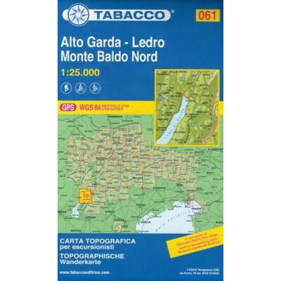 Alto Garda - Ledro, Monte Baldo Nord. Mapa 1:25 000 Alto Garda - Ledro, Monte Baldo Nord. Mapa 1:25 000