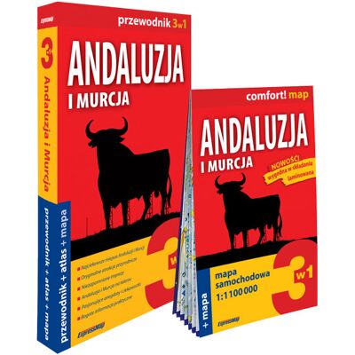 Andaluzja i Murcja 3w1. Przewodnik, atlas i mapa Andaluzja i Murcja 3w1. Przewodnik, atlas i mapa
