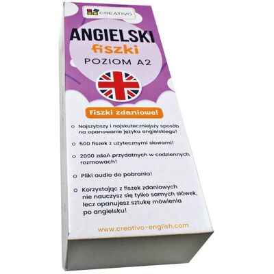 Angielski fiszki zdaniowe. Poziom A2 Angielski fiszki zdaniowe. Poziom A2