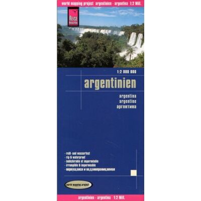 Argentyna. Mapa 1:2 000 000 Argentyna. Mapa 1:2 000 000