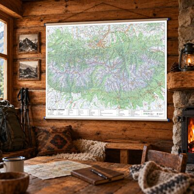 ArtGlob, mapa ścienna Tatry polskie i słowackie, 1:35 000 ArtGlob, mapa ścienna Tatry polskie i słowackie, 1:35 000