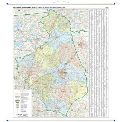ArtGlob, mapa ścienna Województwo podlaskie WYDANIE 2026 ArtGlob, mapa ścienna Województwo podlaskie WYDANIE 2026