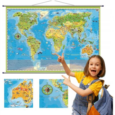 Artglob, mapa ścienna Zwierzęta Świata Artglob, mapa ścienna Zwierzęta Świata