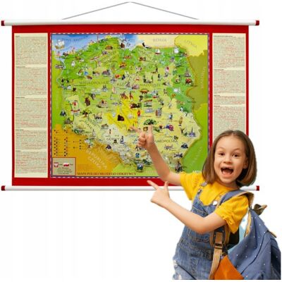 ArtGlob, Polska Młodego Odkrywcy S mapa ścienna dla dzieci ArtGlob ArtGlob, Polska Młodego Odkrywcy S mapa ścienna dla dzieci ArtGlob