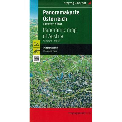 Austria. Mapa panoramiczna Austria. Mapa panoramiczna