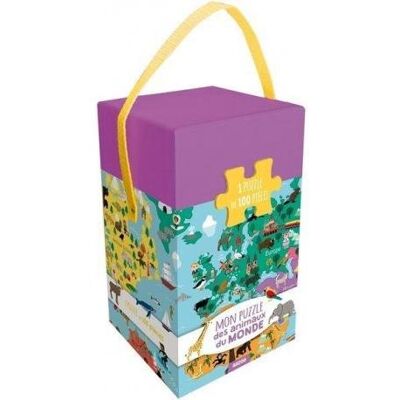 Auzou, puzzle, Zwierzęta Świata, 100 el. Auzou, puzzle, Zwierzęta Świata, 100 el.