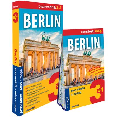 Berlin 3w1. Przewodnik, atlas i mapa Berlin 3w1. Przewodnik, atlas i mapa
