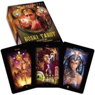 Boski Tarot – 78 Kart + Książka karty do wróżenia Studio Astropsychologii Boski Tarot – 78 Kart + Książka karty do wróżenia Studio Astropsychologii