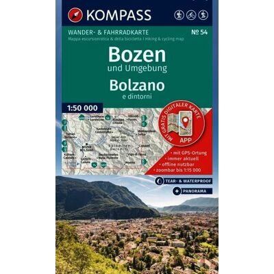 Bozen / Bolzano. Wodoodporna mapa turystyczna 1:50 000 Bozen / Bolzano. Wodoodporna mapa turystyczna 1:50 000