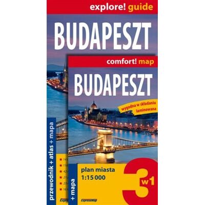 Budapeszt 3w1. Plan miasta 1:15 000 Budapeszt 3w1. Plan miasta 1:15 000