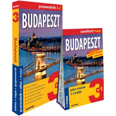Budapeszt 3w1: przewodnik + atlas + mapa Budapeszt 3w1: przewodnik + atlas + mapa