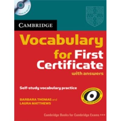 Cambridge Vocabulary for First Certificate Edition with Answers and Audio CD Cambridge Vocabulary for First Certificate Edition with Answers and Audio CD