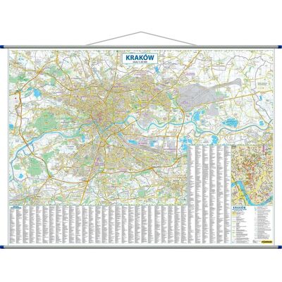 Compass, mapa ścienna Kraków, 1:20 500 Compass, mapa ścienna Kraków, 1:20 500