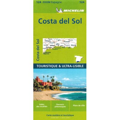 Costa del Sol. Gibraltar, Malaga, Granada, Almeria. Mapa samochodowo-turystyczna Costa del Sol. Gibraltar, Malaga, Granada, Almeria. Mapa samochodowo-turystyczna