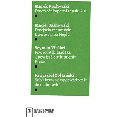 Cztery eseje metafizyczne Cztery eseje metafizyczne