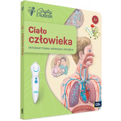 Czytaj z Albikiem, Ciało człowieka, interaktywna mówiąca książka Czytaj z Albikiem, Ciało człowieka, interaktywna mówiąca książka