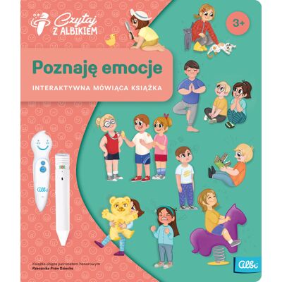 CZYTAJ z ALBIKIEM Interaktywna MÓWIĄCA Książka POZNAJĘ EMOCJE Albik 3+ CZYTAJ z ALBIKIEM Interaktywna MÓWIĄCA Książka POZNAJĘ EMOCJE Albik 3+